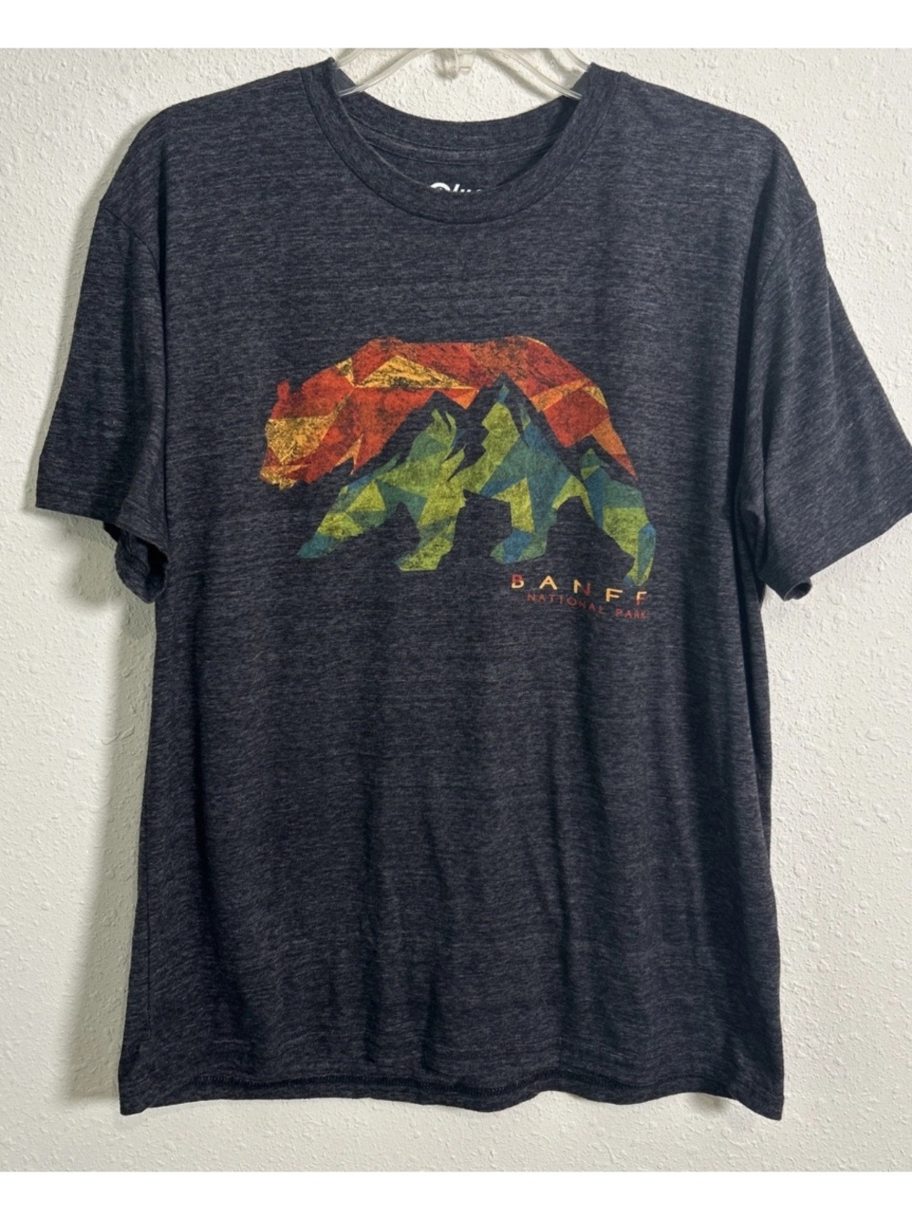 Banff National Park Alberta Canada Rocky Mountains Bear Mountain T-Shirt Men’s M